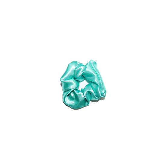 colbalt green scrunchie